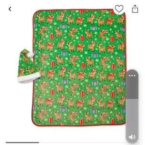 3 for $30. Rudolph hat and blanket holiday gift set